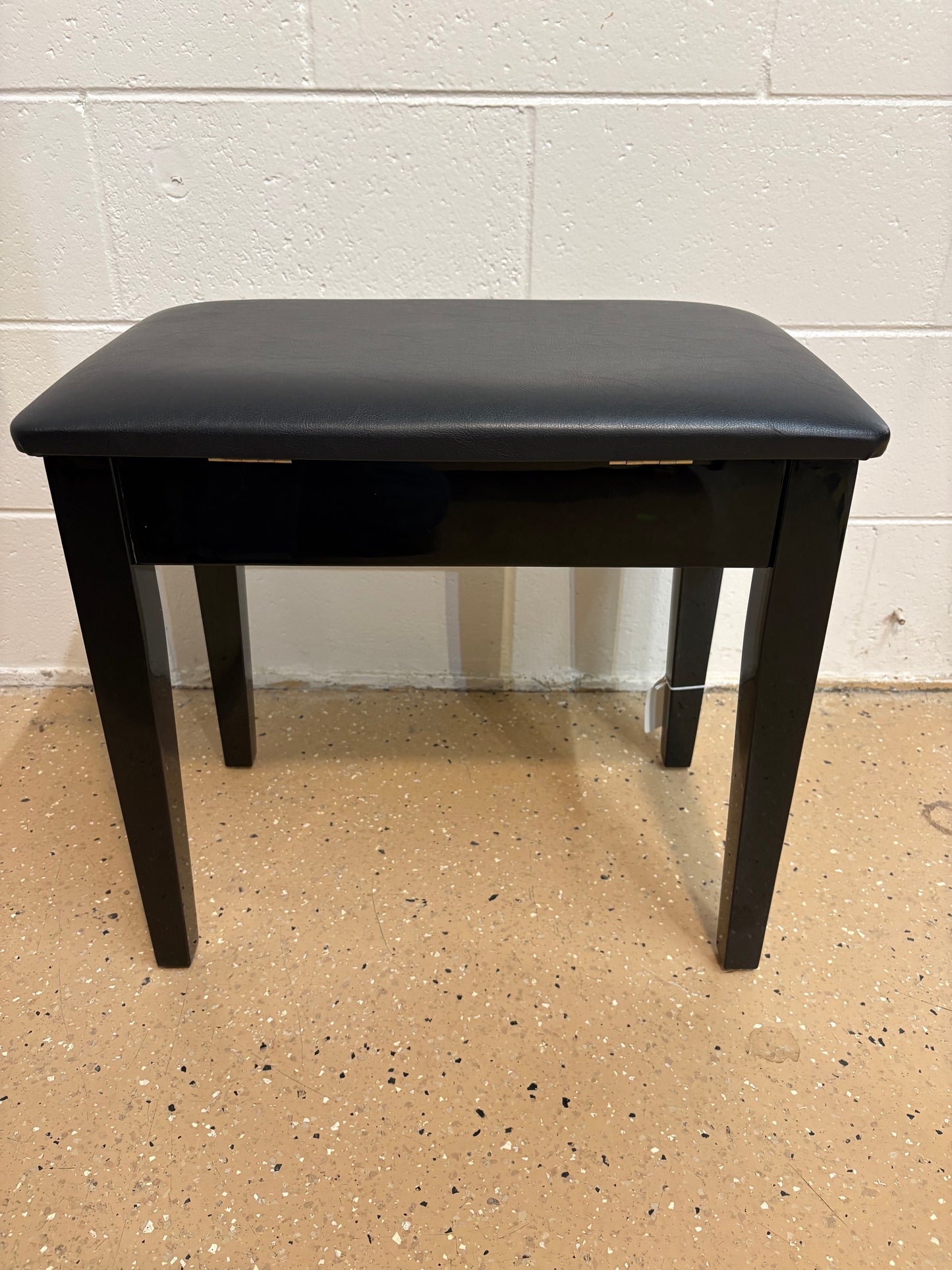 Classic Black Piano Bench