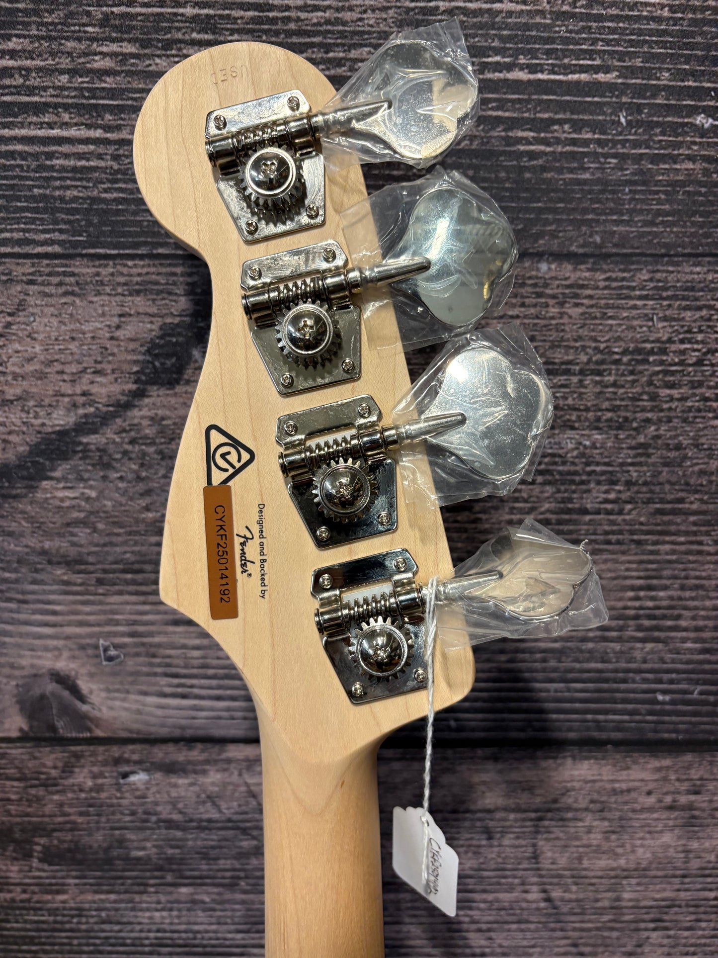 Squier Affinity Series Active Jazz Bass - Charcoal Frost Metallic (used, near mint factory 2nd)