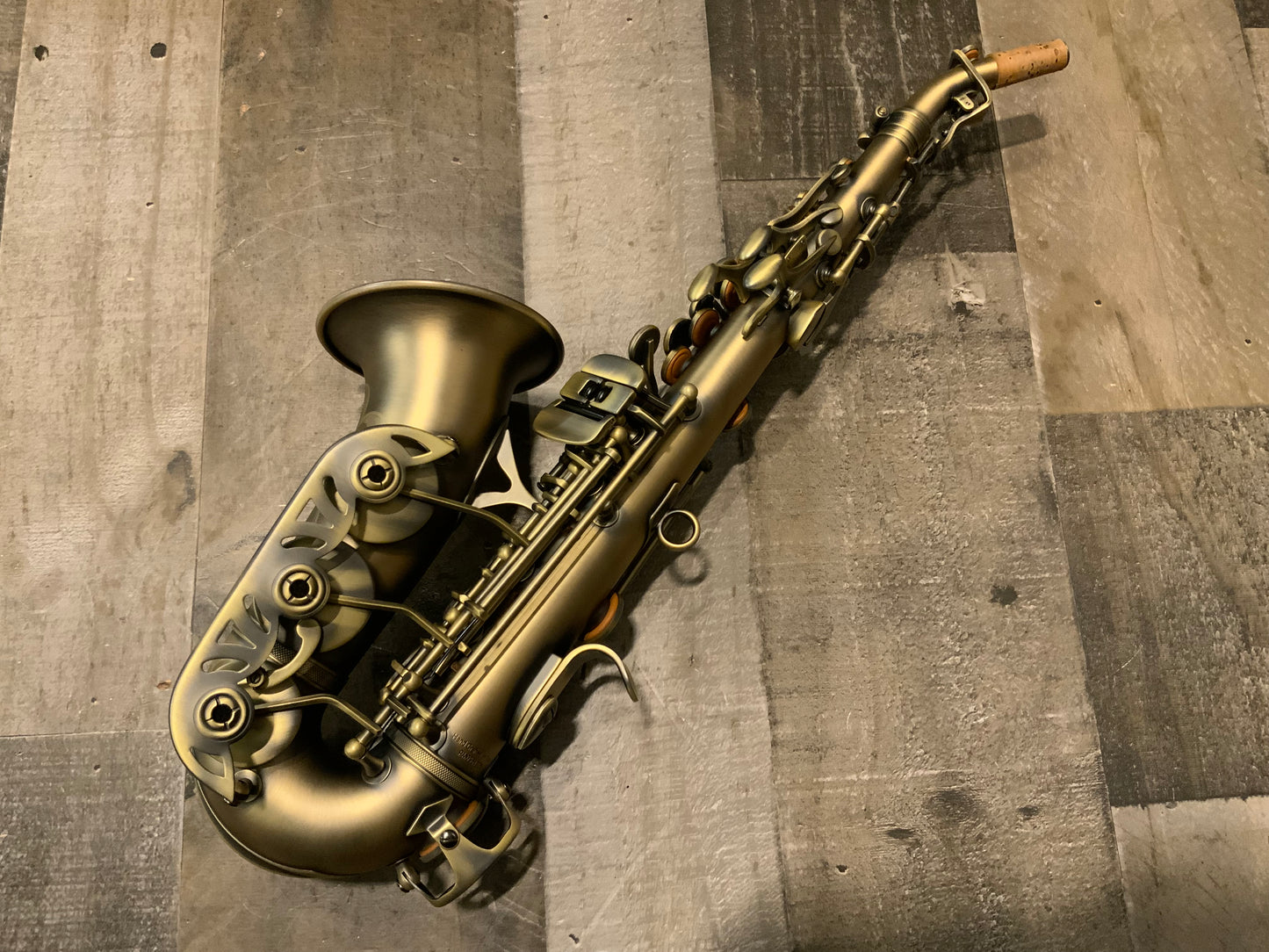 P. Mauriat System-76 Curved Soprano Saxophone SYSTEM-76SCDK - Dark Vintage Lacquer