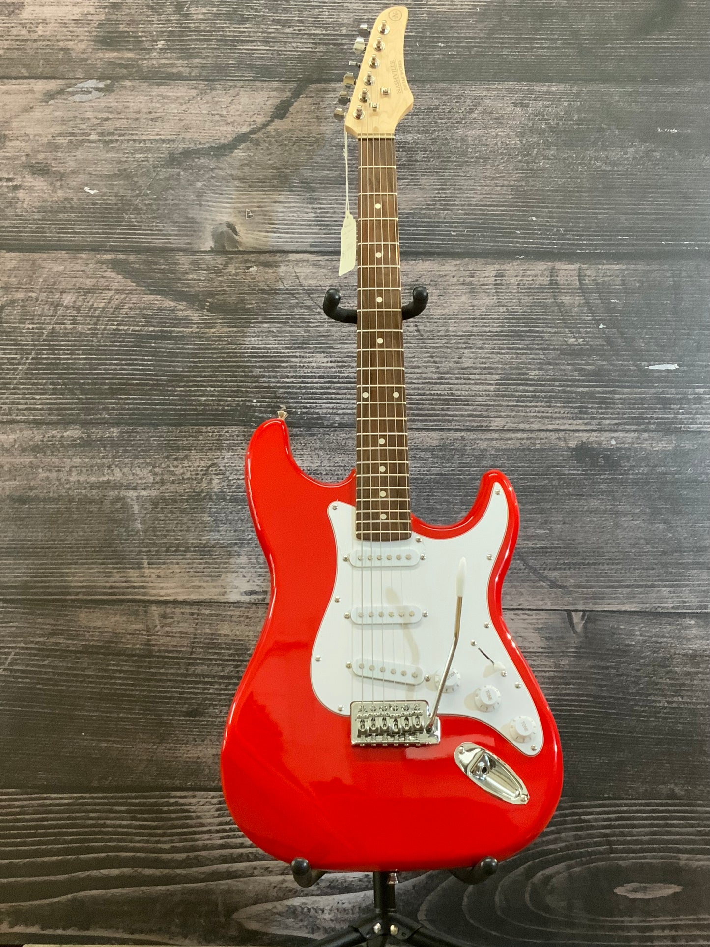 Nashville Guitar Works Strat style electric guitar RED