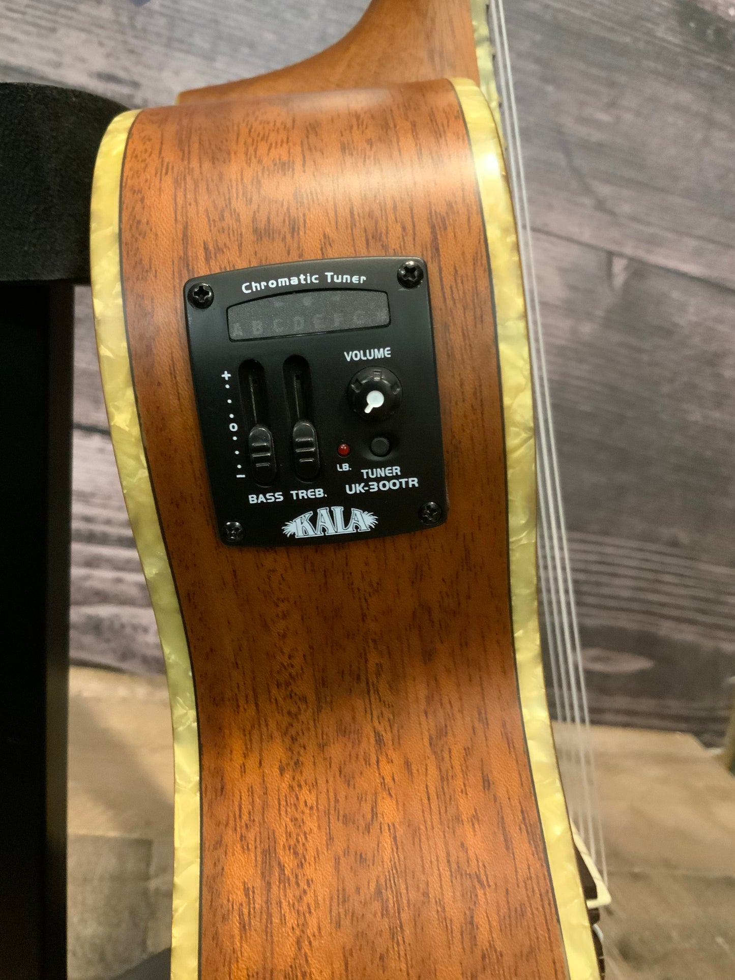 Kala Kalamazoo Gold Archtop Tenor Ukulele w/EQ KA-JTE-KZGD