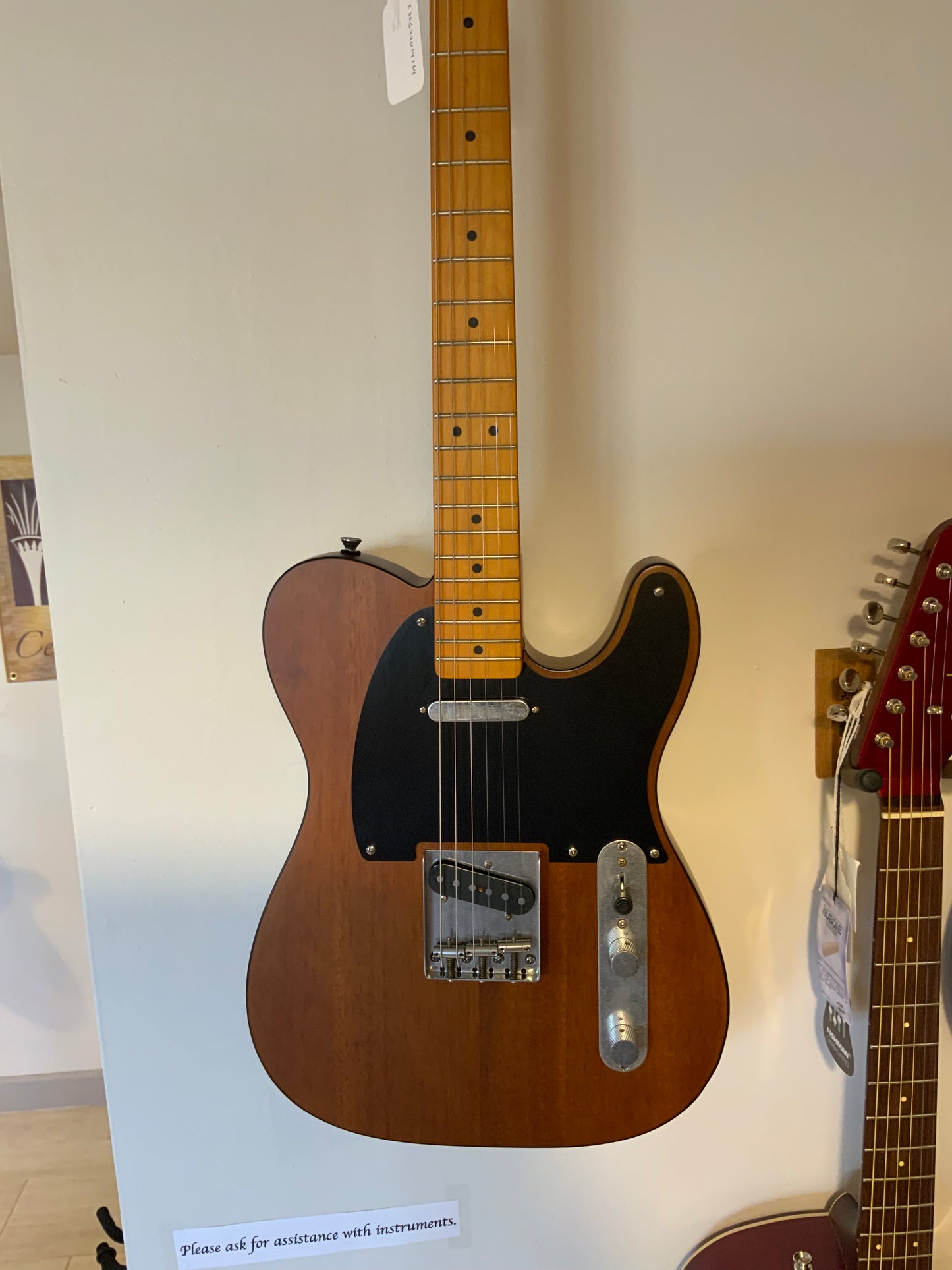 Squier 40th Anniversary Telecaster Vintage Edition Satin Mocha (used-near mint factory 2nd)