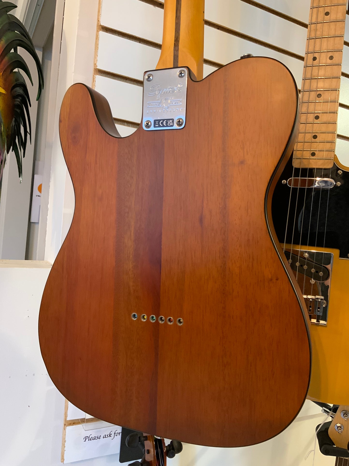 Squier 40th Anniversary Telecaster Vintage Edition Satin Mocha (used-near mint factory 2nd)
