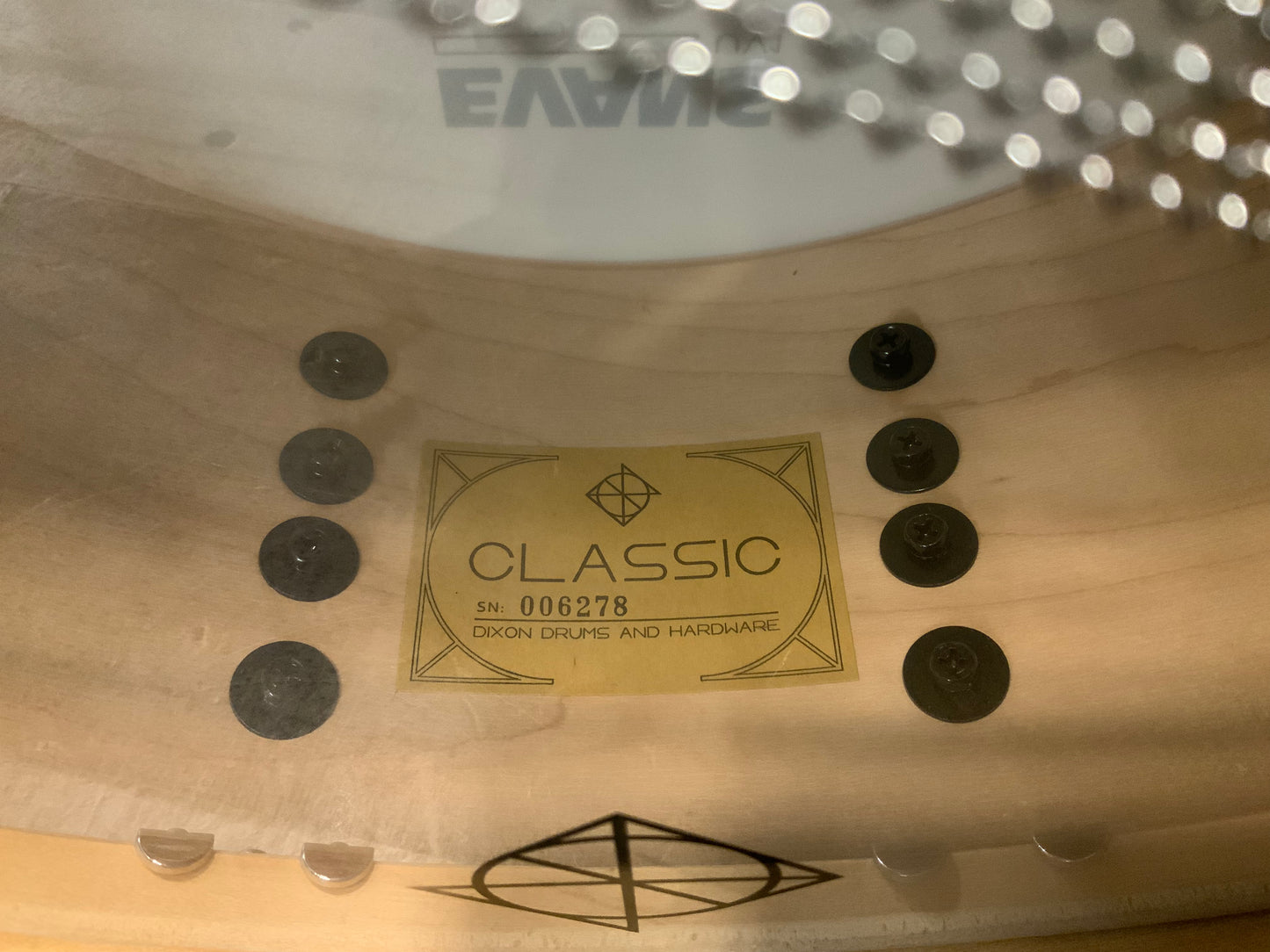 Dixon PDSCL554SBM Classic Satin Black Maple 5.5” x 14” Snare Drum