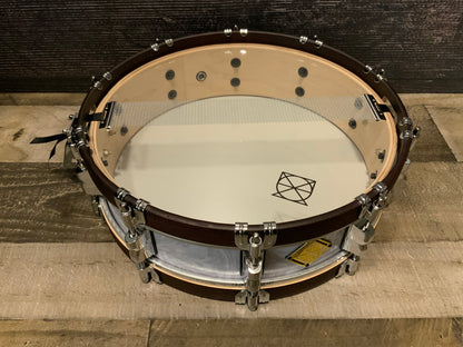 Dixon Classic Sub Zero White 3.5”x14” Maple Hoop Snare Drum PDSCL354SWM