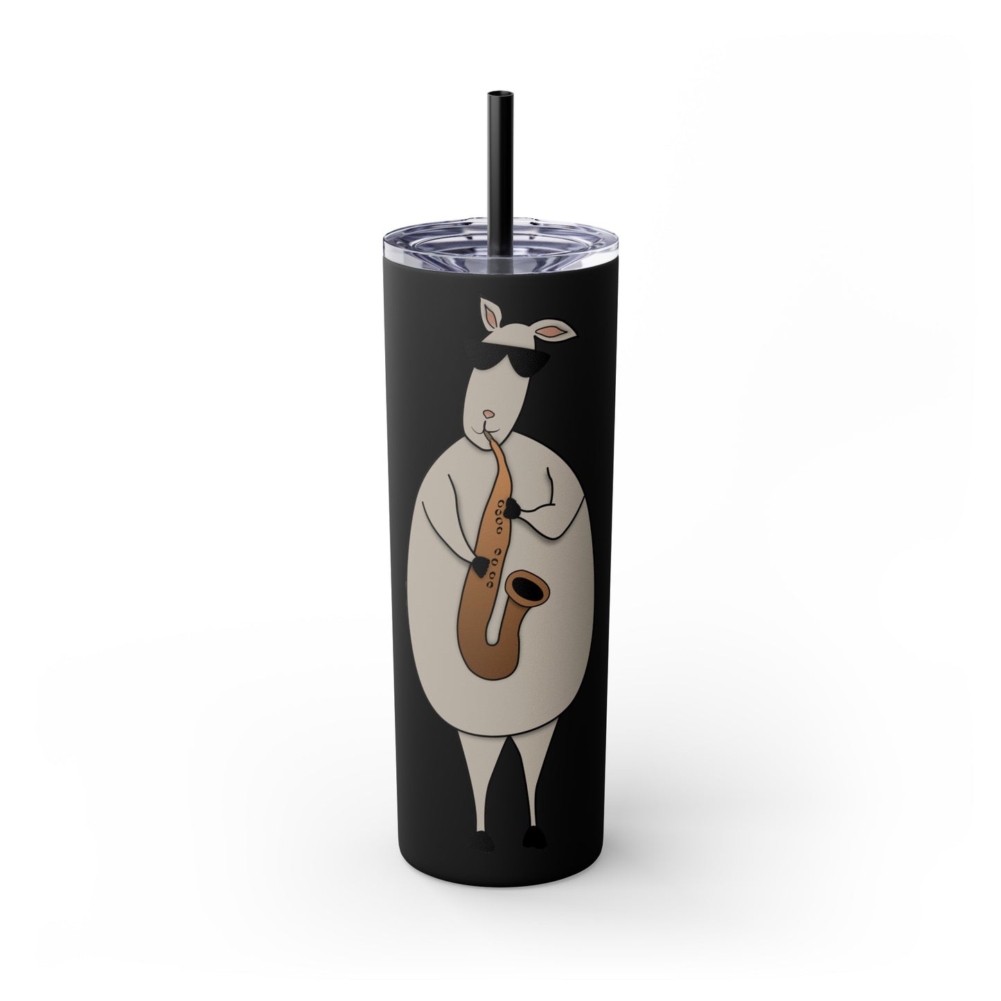 Skinny Tumbler with Straw, 20oz