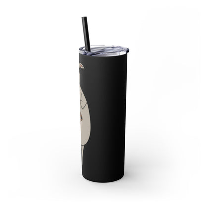 Skinny Tumbler with Straw, 20oz