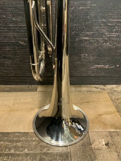Blessing 1660 Silver Plated Bb Trumpet (used, near mint excellent condition)