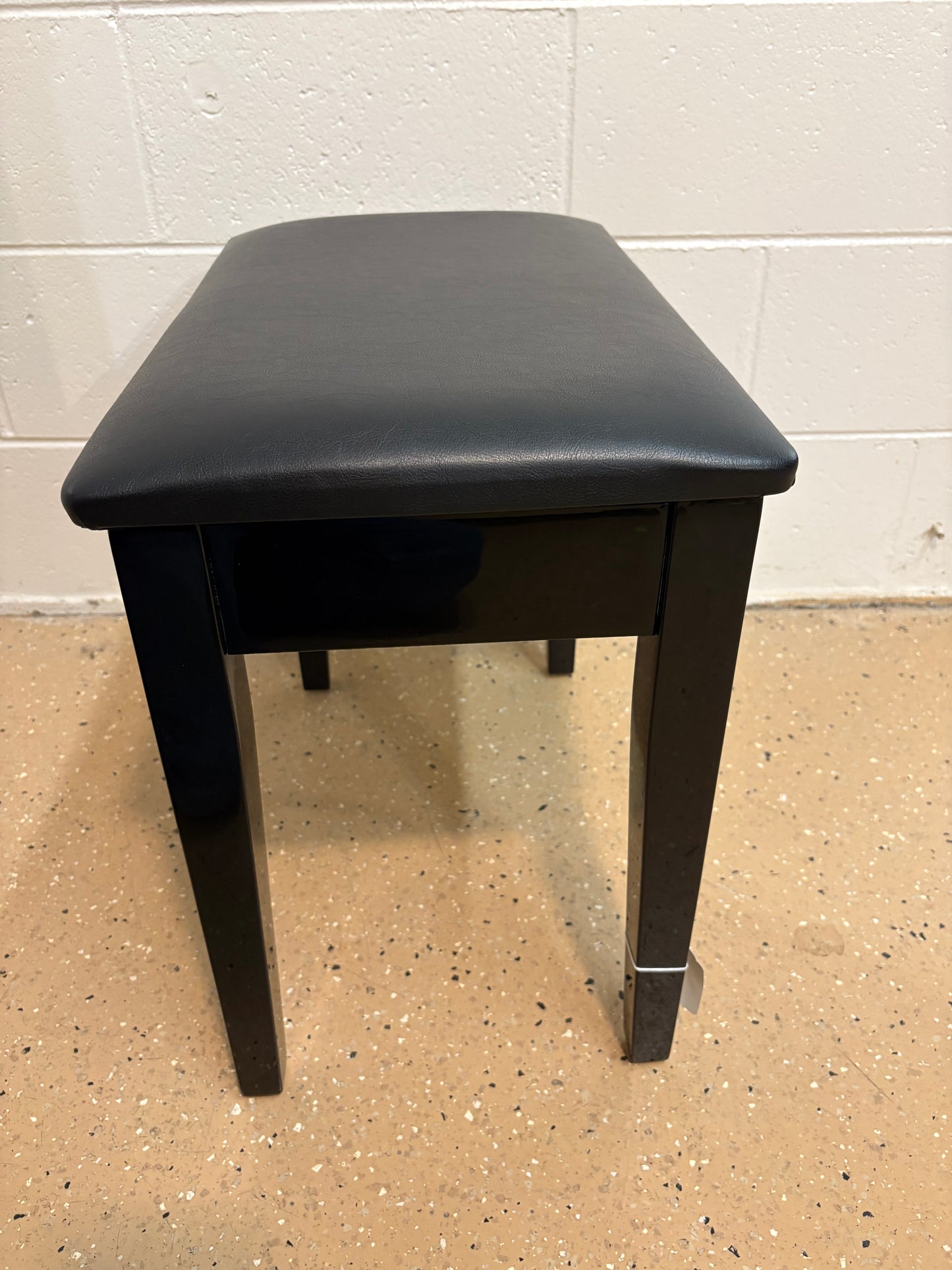 Classic Black Piano Bench