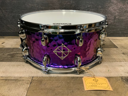 Dixon Cornerstone PDSCST654PTS Purple Titanium 6.5” x 14” Snare Drum