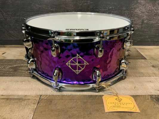Dixon Cornerstone PDSCST654PTS Purple Titanium 6.5” x 14” Snare Drum