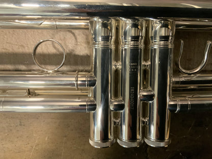 Blessing 1660 Silver Plated Bb Trumpet (used, near mint excellent condition)
