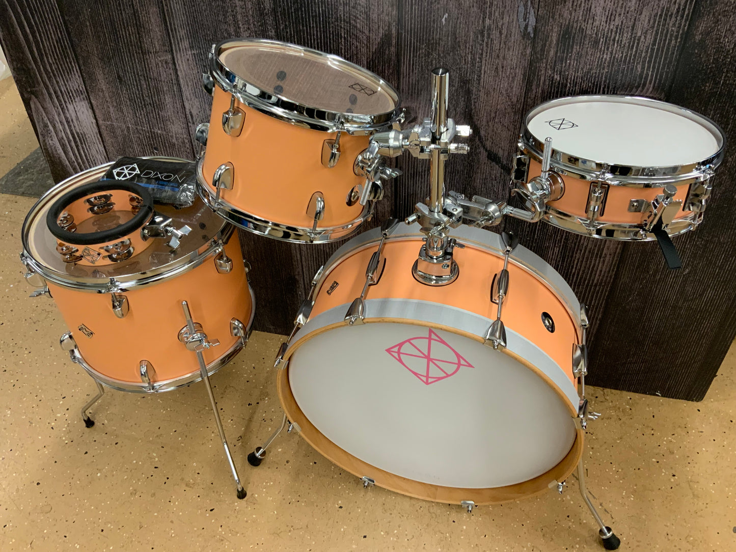 Dixon Little Roomer 5 pc Drum Shell Pack PODL520PF - Peach Fuzz