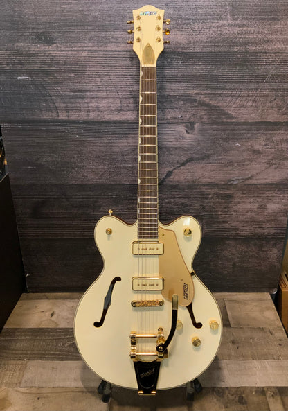 Gretsch Electromatic LTD Pristine Center Block Double-Cut Electric Guitar - White Gold (used, excellent condition)