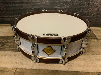 Dixon Classic Sub Zero White 3.5”x14” Maple Hoop Snare Drum PDSCL354SWM