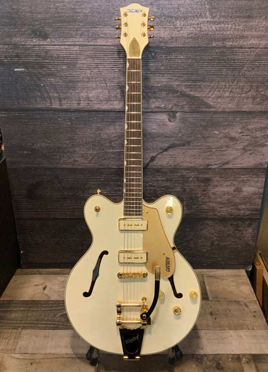 Gretsch Electromatic LTD Pristine Center Block Double-Cut Electric Guitar - White Gold (used, excellent condition)