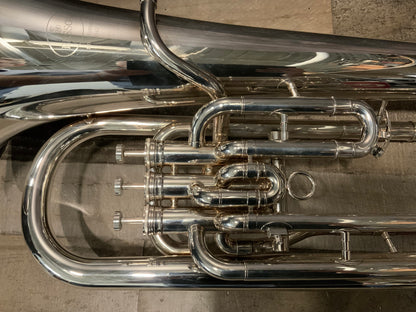 Besson BE162-2-0 Prodige 3-Valve Bb Euphonium - Silver Plated (used/B-stock demo - Excellent condition)