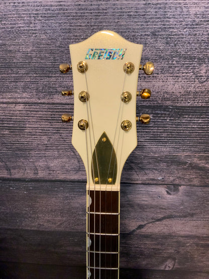 Gretsch Electromatic LTD Pristine Center Block Double-Cut Electric Guitar - White Gold (used, excellent condition)