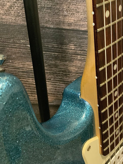 Squier Bullet Strat - Blue Sparkle (used, good condition)
