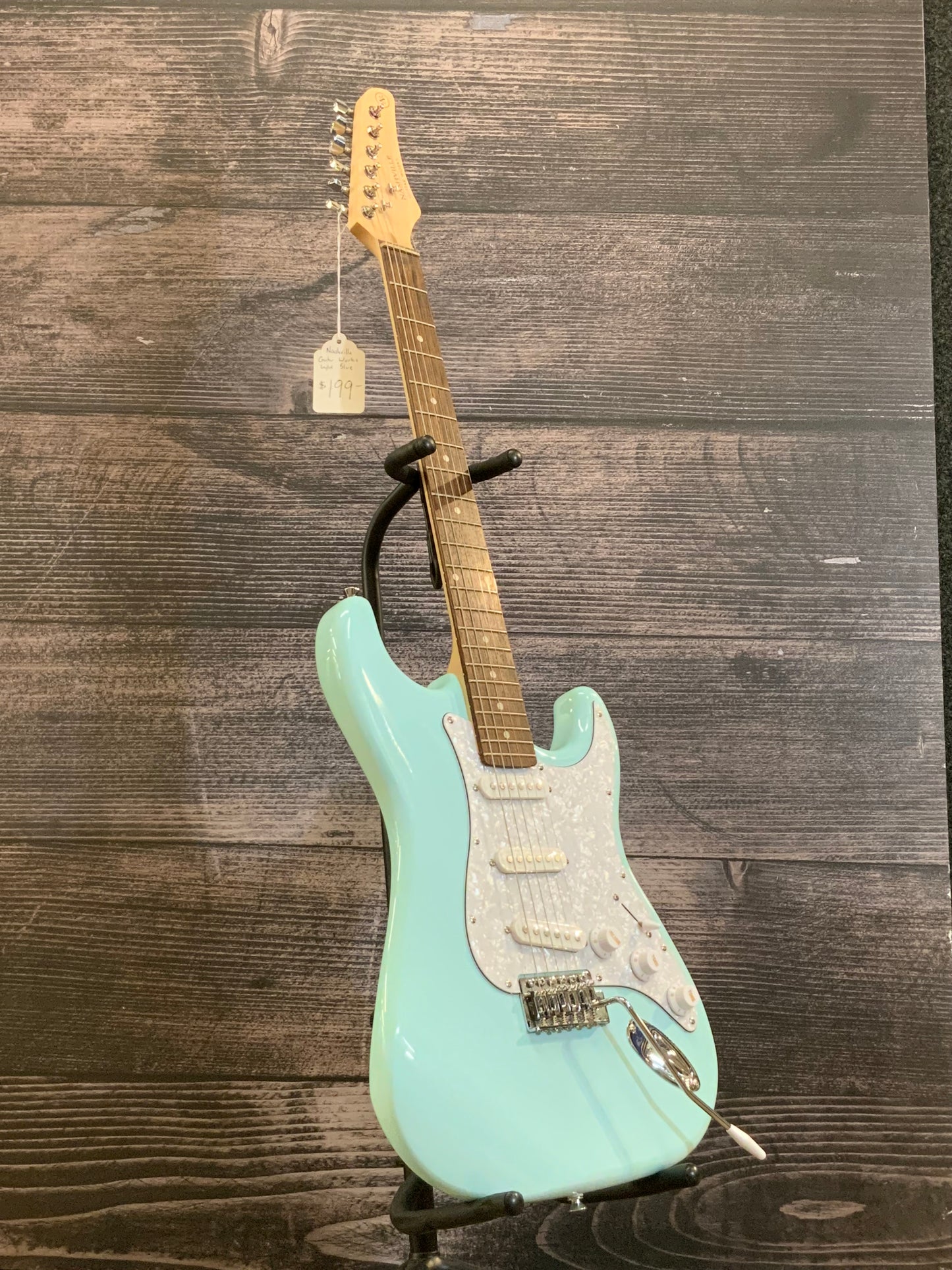 Nashville Guitar Works Strat style electric guitar LIGHT BLUE