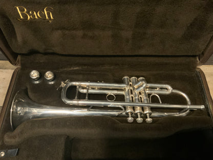 Bach Stradivarius Model 37 Silver Plated Trumpet (used, very good condition)