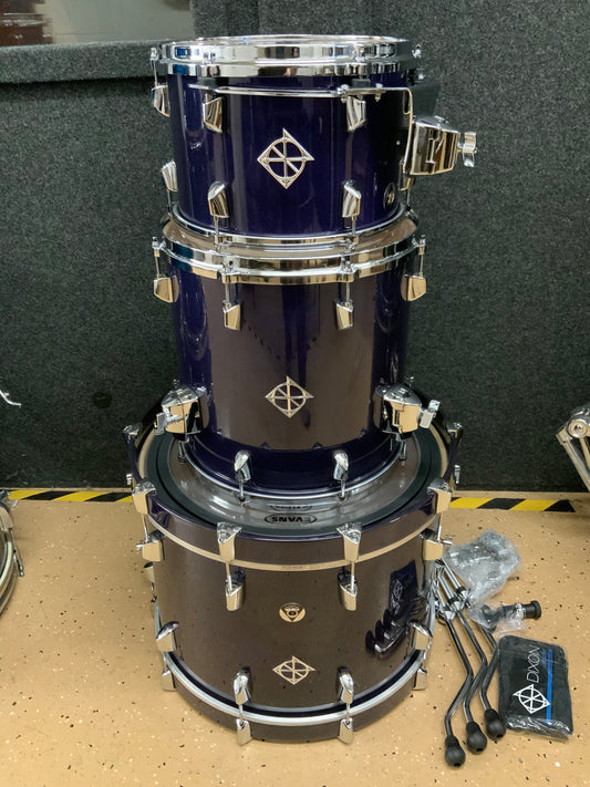 Dixon Artisan Maple 320 Drum Shell Kit PODAN320-04-FDS-CR - Future Dusk Sparkle