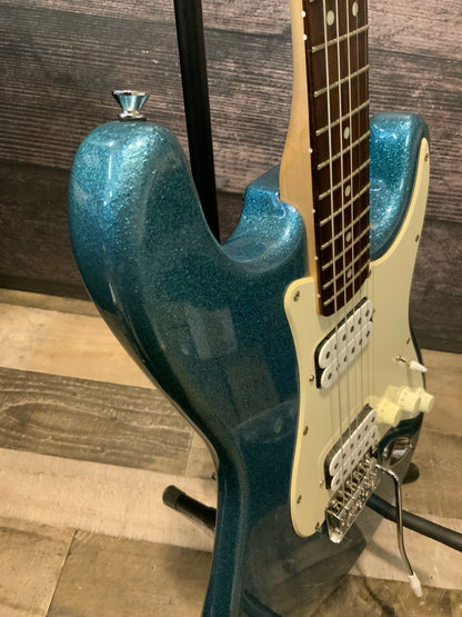 Squier Bullet Strat - Blue Sparkle (used, good condition)