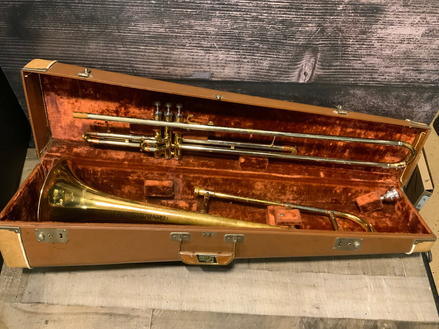 Getzen Super Deluxe Valve Trombone (vintage, good condition)
