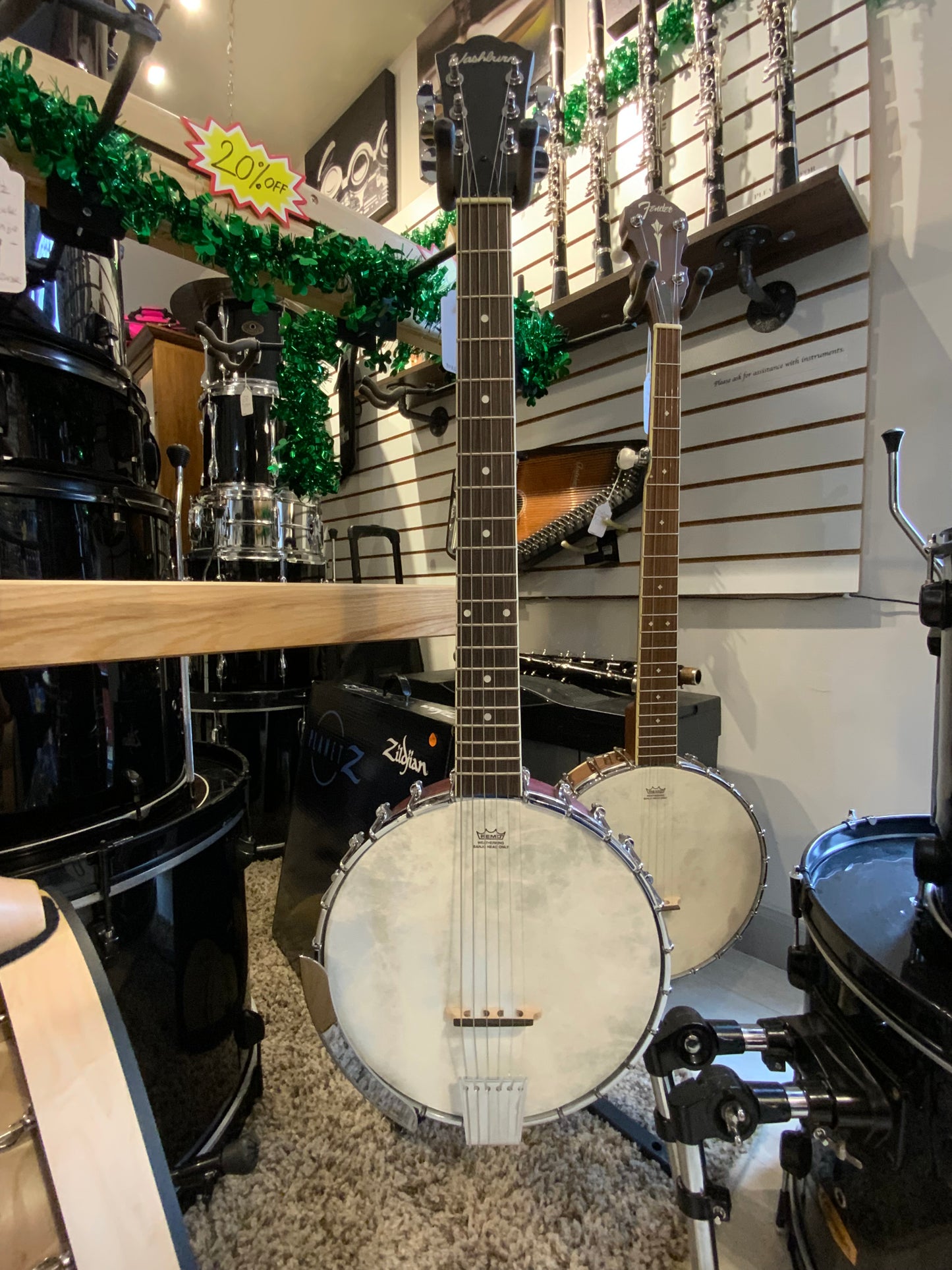 Washburn 6-String Banjo