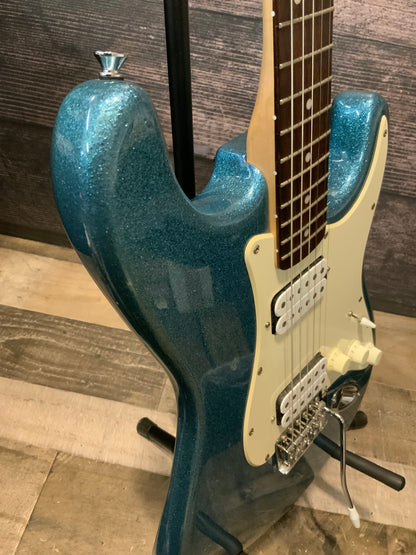 Squier Bullet Strat - Blue Sparkle (used, good condition)