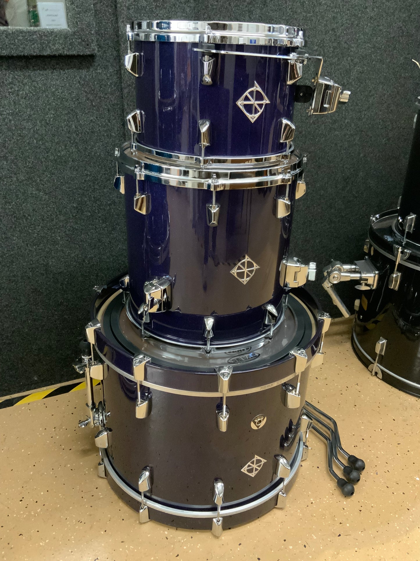 Dixon Artisan Maple 320 Drum Shell Kit PODAN320-04-FDS-CR - Future Dusk Sparkle