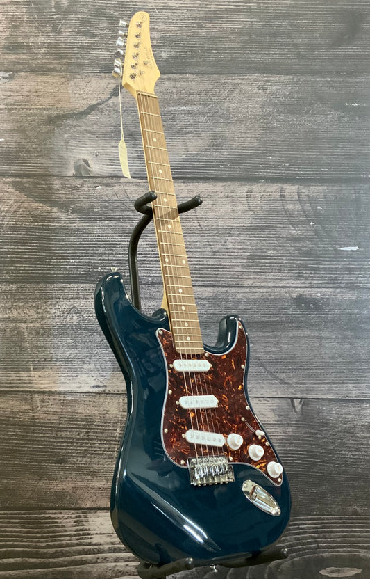 Nashville Guitar Works Strat Style Electric Guitar - Blue