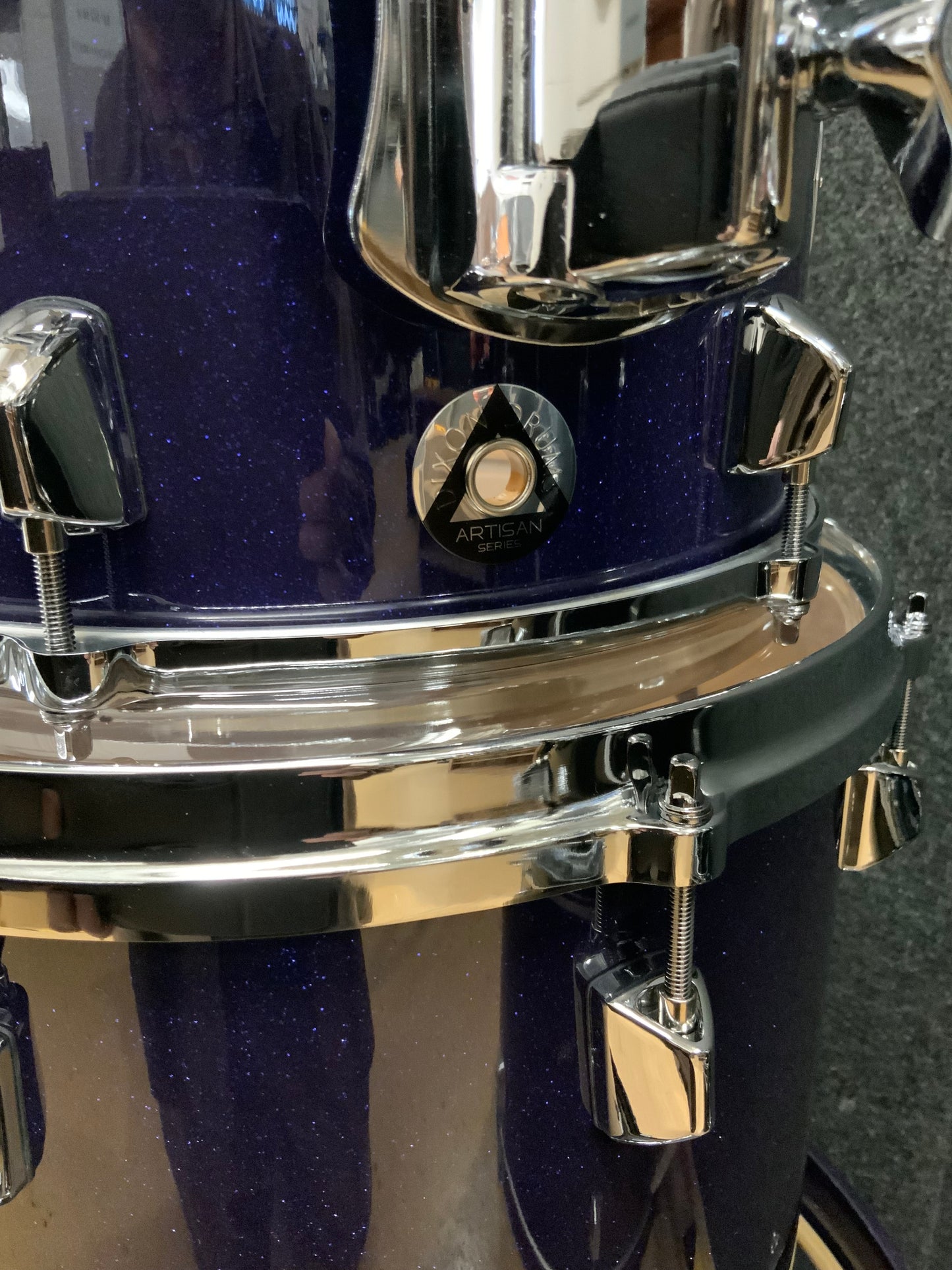 Dixon Artisan Maple 320 Drum Shell Kit PODAN320-04-FDS-CR - Future Dusk Sparkle