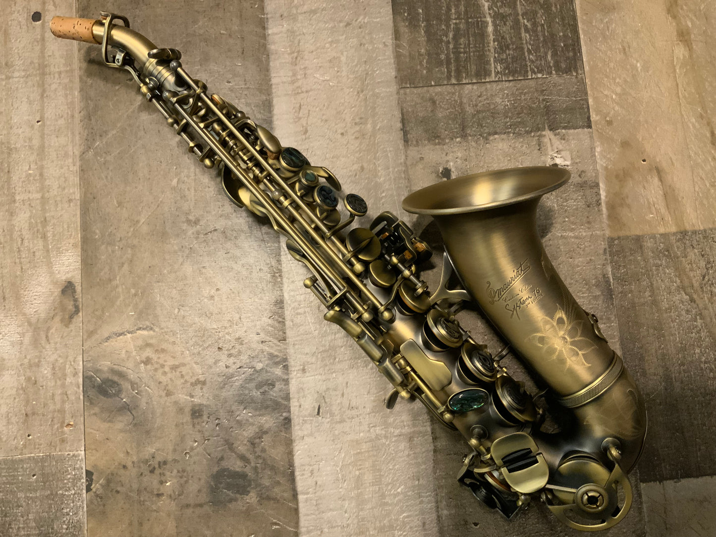 P. Mauriat System-76 Curved Soprano Saxophone SYSTEM-76SCDK - Dark Vintage Lacquer