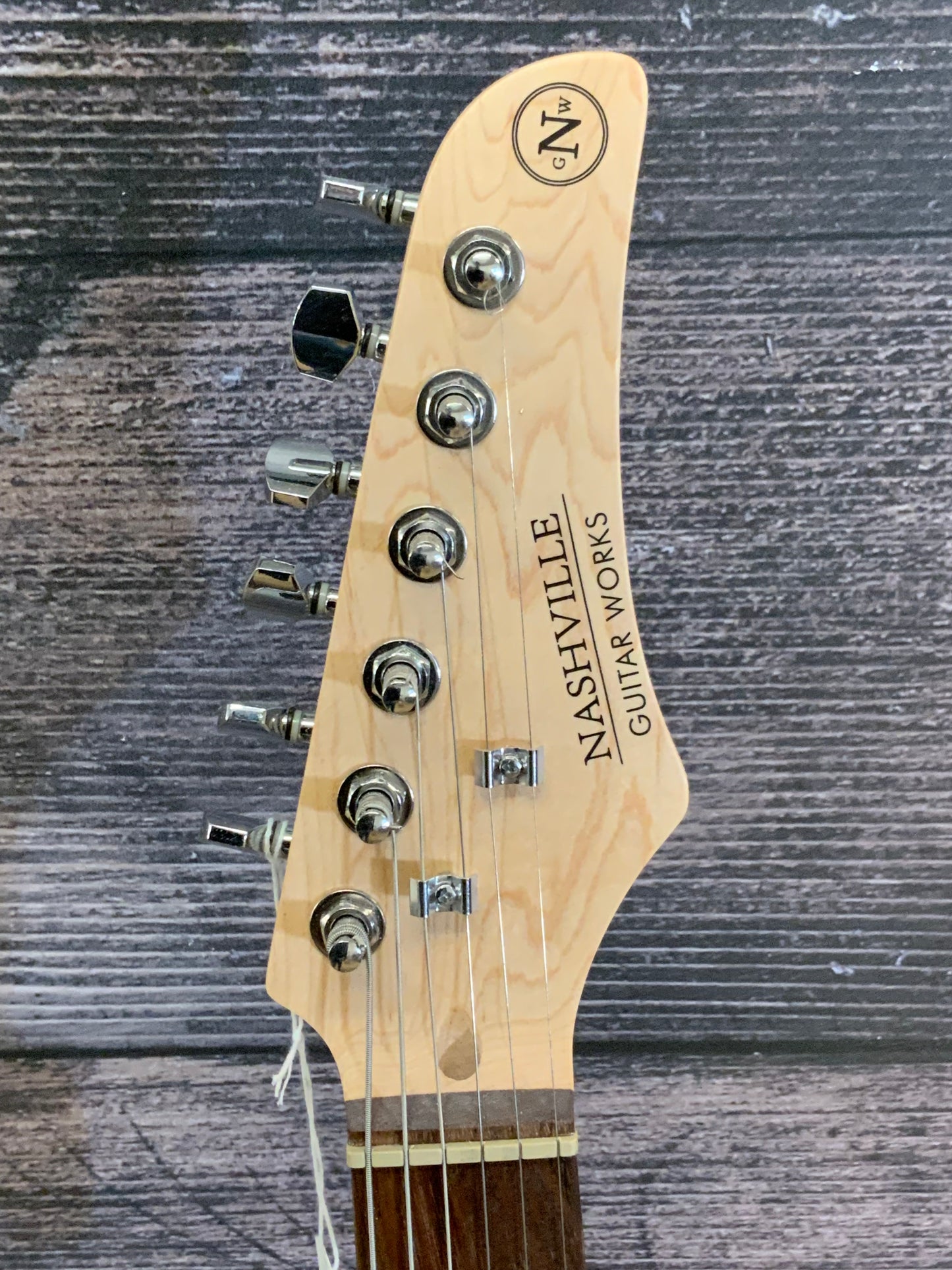 Nashville Guitar Works Strat style electric guitar RED