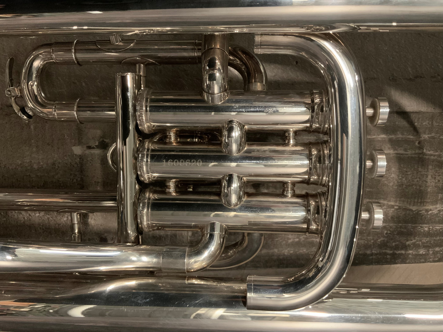 Besson BE162-2-0 Prodige 3-Valve Bb Euphonium - Silver Plated (used/B-stock demo - Excellent condition)