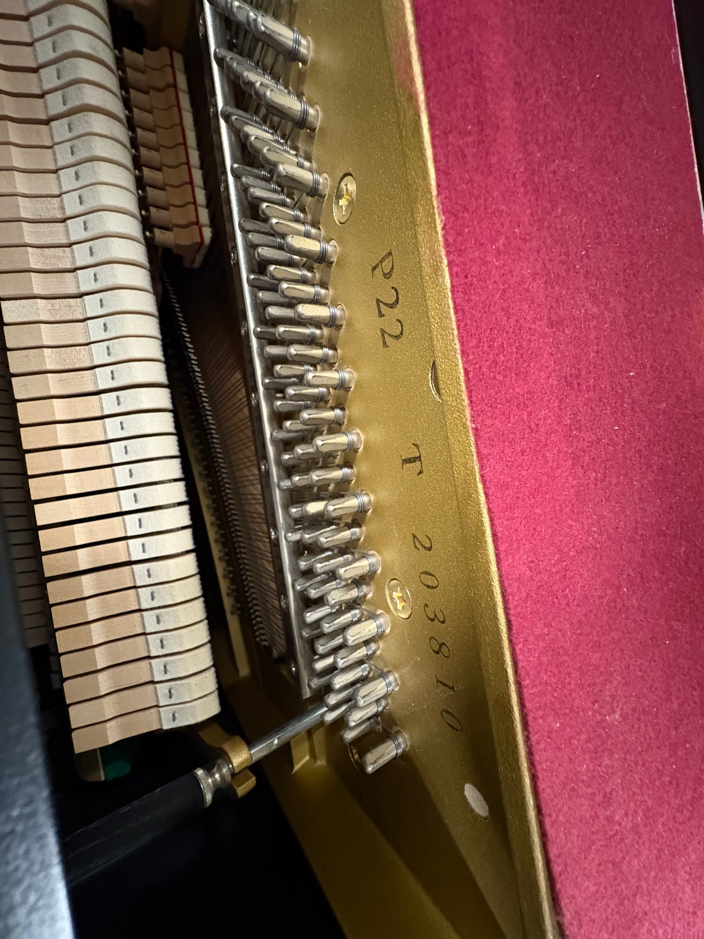 1996 Yamaha P22 Upright Piano