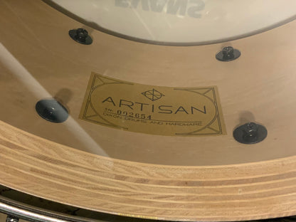 Dixon Artisan Ash Enchanted Electric Blue Burst 6.5” x 14” Snare PDSAN654EA