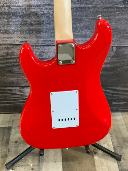 Nashville Guitar Works Strat style electric guitar RED