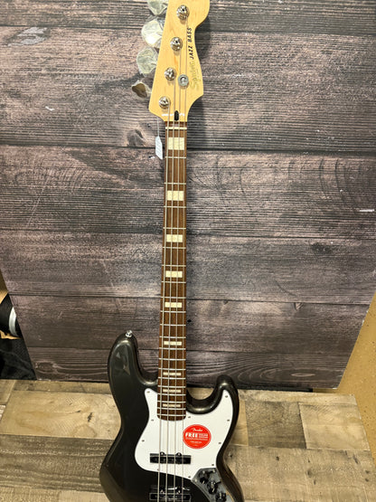 Squier Affinity Series Active Jazz Bass - Charcoal Frost Metallic (used, near mint factory 2nd)