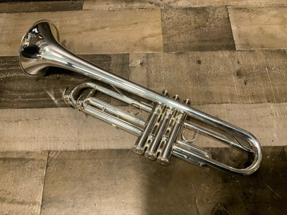 Blessing 1660 Silver Plated Bb Trumpet (used, near mint excellent condition)