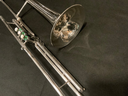 Getzen Silver Valve Trombone - Vintage 1970s