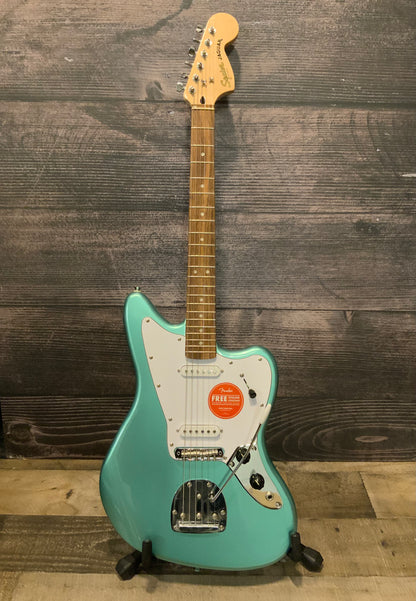 Squier Affinity Series Jaguar - Mystic Seafoam (near mint factory 2nd)