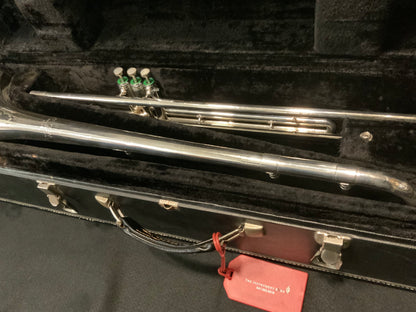 Getzen Silver Valve Trombone - Vintage 1970s