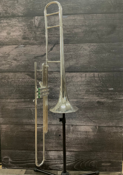 Getzen Silver Valve Trombone - Vintage 1970s