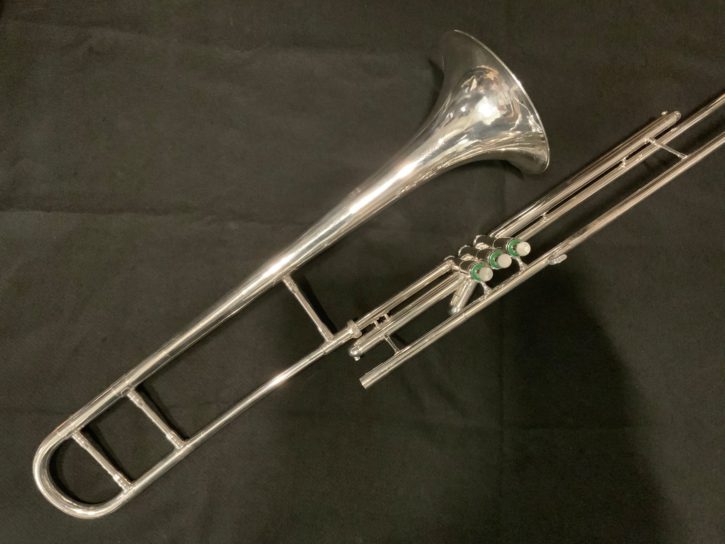 Getzen Silver Valve Trombone - Vintage 1970s