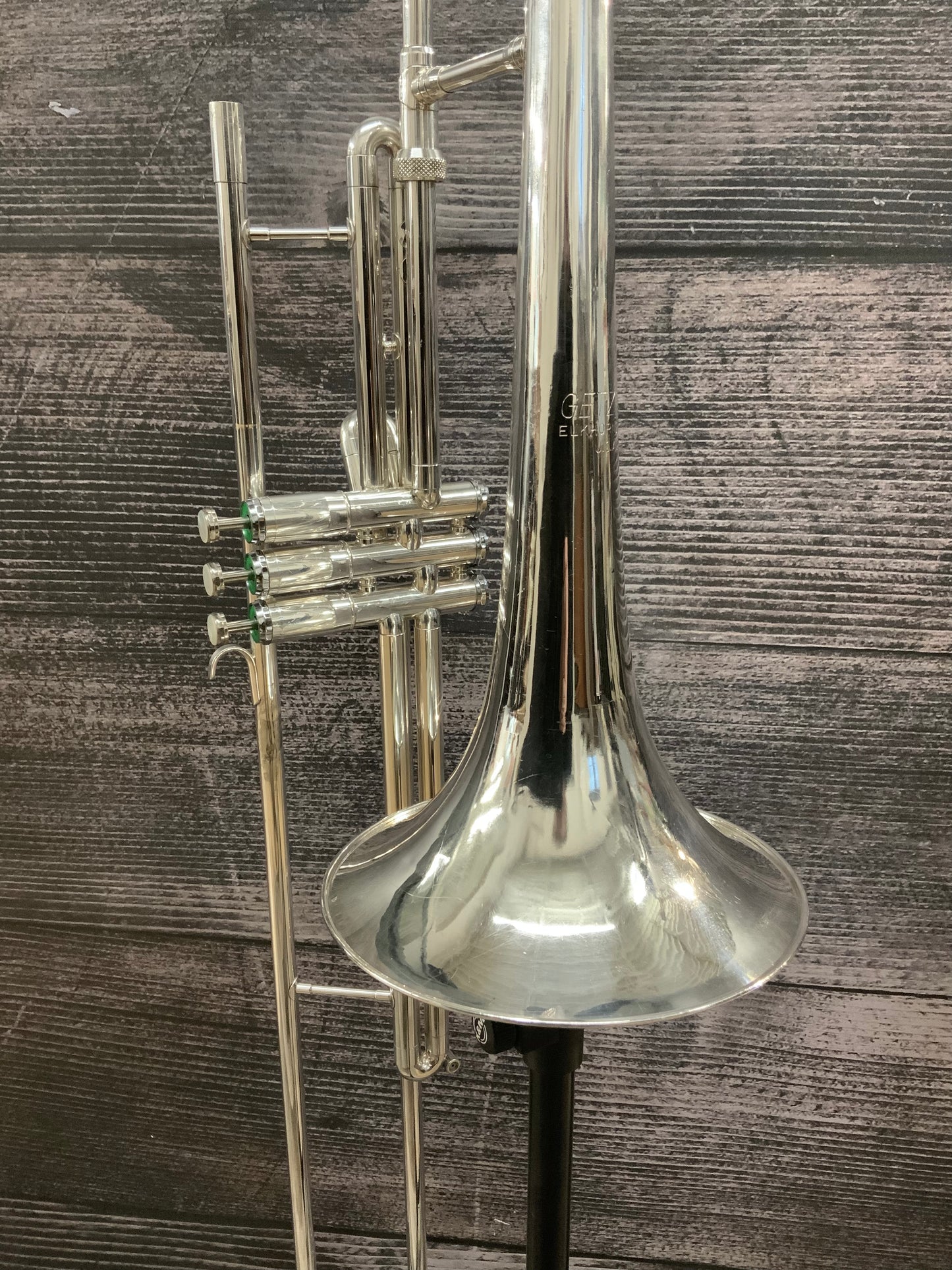 Getzen Silver Valve Trombone - Vintage 1970s