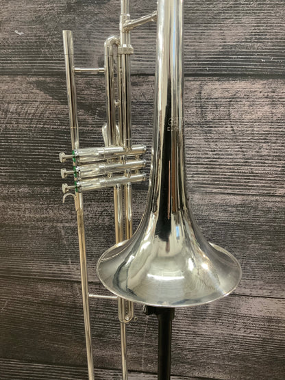 Getzen Silver Valve Trombone - Vintage 1970s