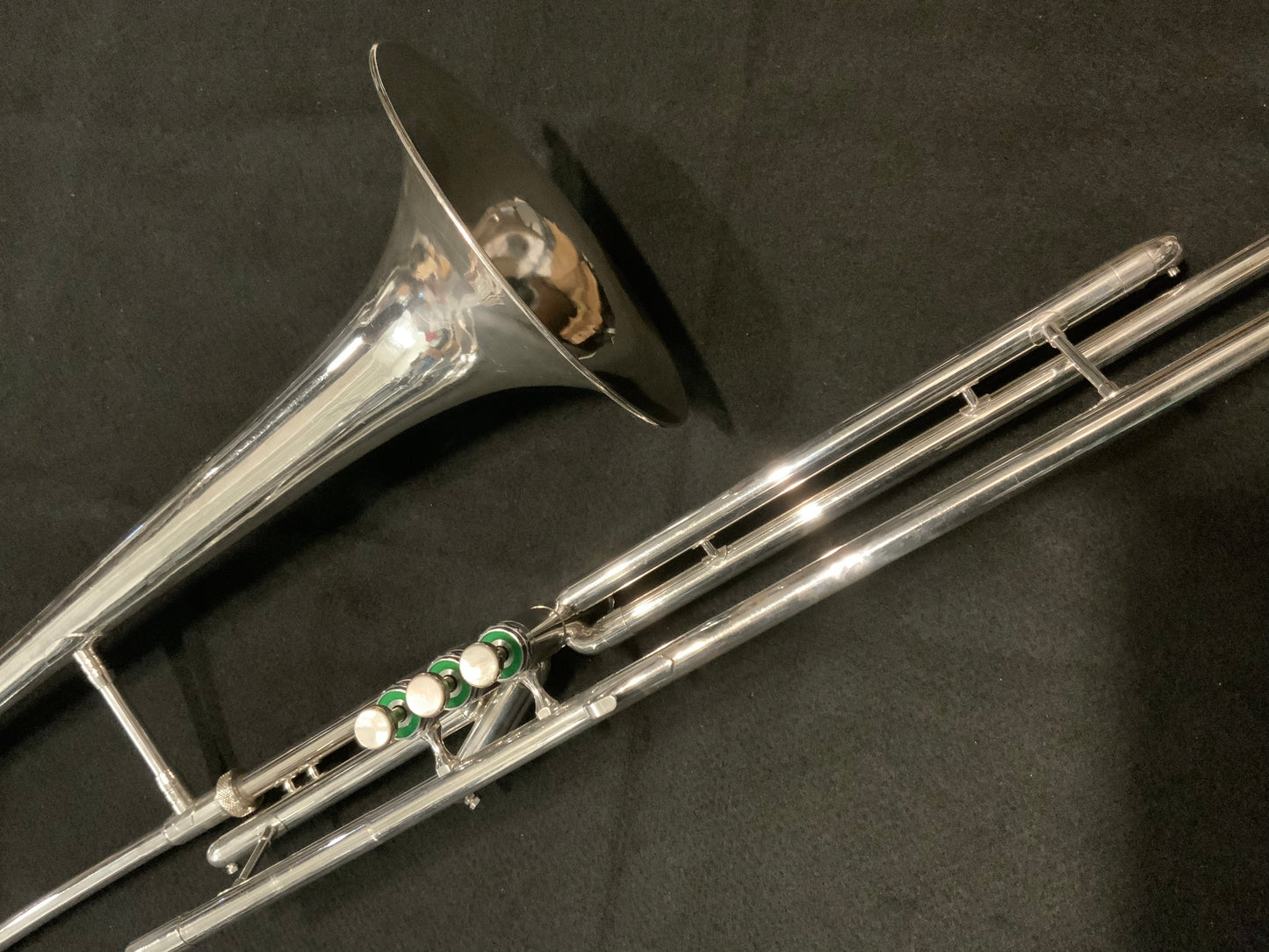 Getzen Silver Valve Trombone - Vintage 1970s