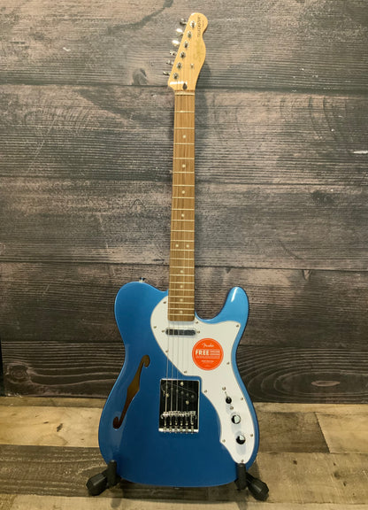 Squier Affinity Series Telecaster Thinline - Lake Placid Blue (near mint factory 2nd)